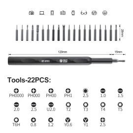 BEST set κατσαβιδιών ακριβείας BST-8930B 22 τεμάχια