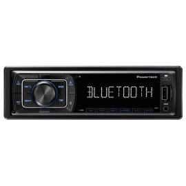 POWERTECH PT-1603 Ηχοσύστημα Αυτοκινήτου 1 DIN με Αποσπώμενο Πάνελ, Bluetooth 5.4/FM/USB/Micro SD, 4x55W