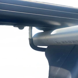 Σχάρα οροφής αυτοκινήτου αλουμινίου Aero κάθετη μαύρη 140x100cm  Σχάρα οροφής αυτοκινήτου αλουμινίου Aero κάθετη μαύρη 140x100cm
