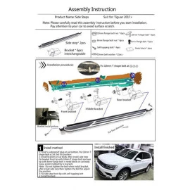 Πλευρικά σκαλοπάτια VW Tiguan II 2016+ OEM Look - 2τμχ Πλευρικά σκαλοπάτια VW Tiguan II 2016+ OEM Look - 2τμχ