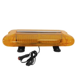 Φάρος Οδικής Βοήθειας Σήμανσης STROBO Οροφής Αυτοκινήτου - Φορτηγού 58.5cm Πορτοκαλί LED 60W 10-30 Volt με Controller Εναλλαγής Εφέ Προγραμμάτων GloboStar 34321