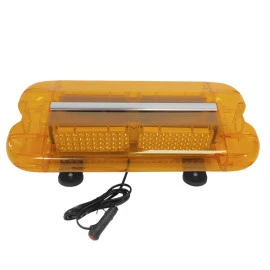 Φάρος Οδικής Βοήθειας Σήμανσης STROBO Οροφής Αυτοκινήτου - Φορτηγού 58.5cm Πορτοκαλί LED 60W 10-30 Volt με Controller Εναλλαγής Εφέ Προγραμμάτων GloboStar 34321
