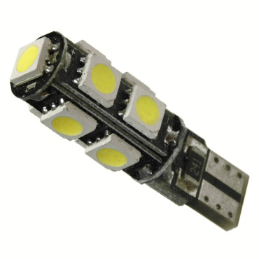 Λαμπτήρας LED T10 Can Bus με 9 SMD 5050 Ψυχρό Λευκό GloboStar 37440 1τμχ