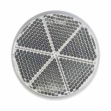 Αντανακλαστικό αυτοκόλλητο στρόγγυλο 60mm Proplast λευκό 26101103 1τμχ