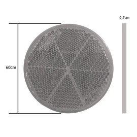 Αντανακλαστικό αυτοκόλλητο στρόγγυλο 60mm Proplast λευκό 26101103 1τμχ Αντανακλαστικό αυτοκόλλητο στρόγγυλο 60mm Proplast λευκό 26101103 1τμχ