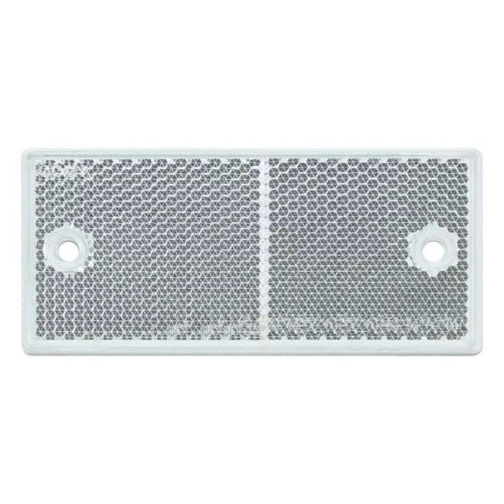 Αντανακλαστικό αυτοκόλλητο & βιδωτό 90mm x 40mm Proplast λευκό 1τμχ Αντανακλαστικό αυτοκόλλητο & βιδωτό 90mm x 40mm Proplast λευκό 1τμχ