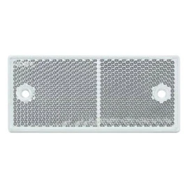 Αντανακλαστικό αυτοκόλλητο & βιδωτό 90mm x 40mm Proplast λευκό 1τμχ Αντανακλαστικό αυτοκόλλητο & βιδωτό 90mm x 40mm Proplast λευκό 1τμχ