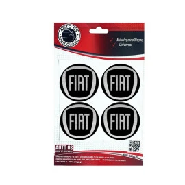 Αυτοκόλλητα ζαντών σμάλτου Fiat 60mm 4τμχ