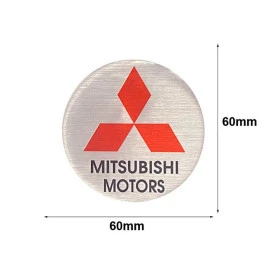 Αυτοκόλλητα ζαντών σμάλτου Mitsubishi 60mm 4τμχ Αυτοκόλλητα ζαντών σμάλτου Mitsubishi 60mm 4τμχ