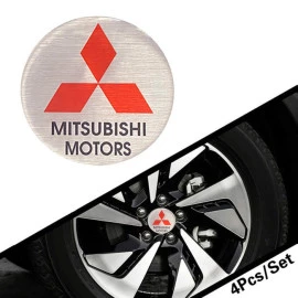 Αυτοκόλλητα ζαντών σμάλτου Mitsubishi 60mm 4τμχ Αυτοκόλλητα ζαντών σμάλτου Mitsubishi 60mm 4τμχ