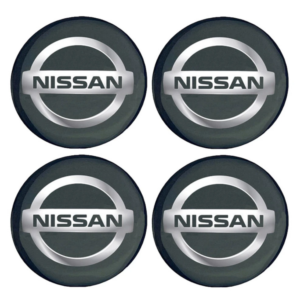 Αυτοκόλλητα ζαντών σμάλτου Nissan 60mm 4τμχ Αυτοκόλλητα ζαντών σμάλτου Nissan 60mm 4τμχ
