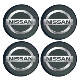 Αυτοκόλλητα ζαντών σμάλτου Nissan 60mm 4τμχ Αυτοκόλλητα ζαντών σμάλτου Nissan 60mm 4τμχ