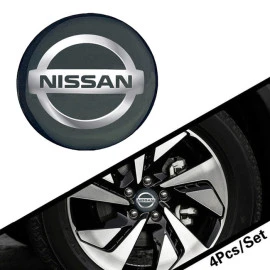 Αυτοκόλλητα ζαντών σμάλτου Nissan 60mm 4τμχ Αυτοκόλλητα ζαντών σμάλτου Nissan 60mm 4τμχ