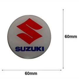 Αυτοκόλλητα ζαντών σμάλτο Suzuki 60mm 4 τεμάχια Αυτοκόλλητα ζαντών σμάλτο Suzuki 60mm 4 τεμάχια