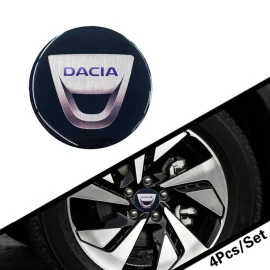 Αυτοκόλλητα ζαντών σμάλτου Dacia 60mm 4τμχ Αυτοκόλλητα ζαντών σμάλτου Dacia 60mm 4τμχ