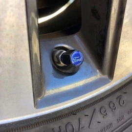 Καπάκια βαλβίδων αυτοκινήτου με μπρελόκ Ford 5τμχ Καπάκια βαλβίδων αυτοκινήτου με μπρελόκ Ford 5τμχ