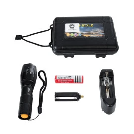 GloboStar® 79041 φορητός φακός χειρός XM-L2 LED CREE 10W με επαναφορτιζόμενη μπαταρία 3000mAh & φορτιστή πρίζας - Zoom x1 έως x2000 - ψυχρό λευκό 6000K - Φ4 x Υ13.5cm GloboStar® 79041 φορητός φακός χειρός XM-L2 LED CREE 10W με επαναφορτιζόμενη μπαταρία 3000mAh & φορτιστή πρίζας - Zoom x1 έως x2000 - ψυχρό λευκό 6000K - Φ4 x Υ13.5cm