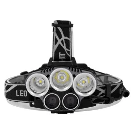 GloboStar® 79058 φακός κεφαλής επαναφορτιζόμενος LED CREE XML2-T6 Chip 50 Watt 5000lm με 2 x 18650 μπαταρίες 5200mAh ψυχρό λευκό 6000K GloboStar® 79058 φακός κεφαλής επαναφορτιζόμενος LED CREE XML2-T6 Chip 50 Watt 5000lm με 2 x 18650 μπαταρίες 5200mAh ψυχρό λευκό 6000K
