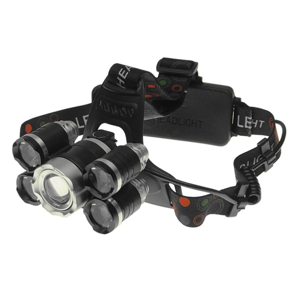 GloboStar® 79059 φακός κεφαλής επαναφορτιζόμενος LED CREE XML2-T6 Chip 50 Watt 5000lm με 2 x 18650 μπαταρίες 5200mAh ψυχρό λευκό 6000K GloboStar® 79059 φακός κεφαλής επαναφορτιζόμενος LED CREE XML2-T6 Chip 50 Watt 5000lm με 2 x 18650 μπαταρίες 5200mAh ψυχρό λευκό 6000K