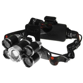 GloboStar® 79059 φακός κεφαλής επαναφορτιζόμενος LED CREE XML2-T6 Chip 50 Watt 5000lm με 2 x 18650 μπαταρίες 5200mAh ψυχρό λευκό 6000K GloboStar® 79059 φακός κεφαλής επαναφορτιζόμενος LED CREE XML2-T6 Chip 50 Watt 5000lm με 2 x 18650 μπαταρίες 5200mAh ψυχρό λευκό 6000K