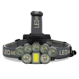 GloboStar® 79062 φακός κεφαλής επαναφορτιζόμενος LED CREE XML2-T6 Chip 60 Watt 6000lm με 2 x 18650 μπαταρίες 13600mAh ψυχρό λευκό 6000K GloboStar® 79062 φακός κεφαλής επαναφορτιζόμενος LED CREE XML2-T6 Chip 60 Watt 6000lm με 2 x 18650 μπαταρίες 13600mAh ψυχρό λευκό 6000K