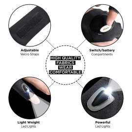 GloboStar® 79067 γάντι φακός με φωτισμό LED για αριστερό χέρι 2W με μπαταρία CR2016 ψυχρό λευκό 6000K GloboStar® 79067 γάντι φακός με φωτισμό LED για αριστερό χέρι 2W με μπαταρία CR2016 ψυχρό λευκό 6000K