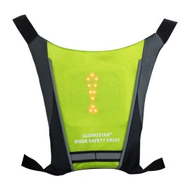 GloboStar® 79069 Γιλέκο Ασφαλείας Φωσφοριζέ Αντανακλαστικό για Ποδηλάτες & Runners με Φωτεινή Σήμανση LED  GloboStar® 79069 Γιλέκο Ασφαλείας Φωσφοριζέ Αντανακλαστικό για Ποδηλάτες & Runners με Φωτεινή Σήμανση LED