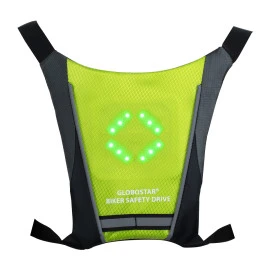 GloboStar® 79069 Γιλέκο Ασφαλείας Φωσφοριζέ Αντανακλαστικό για Ποδηλάτες & Runners με Φωτεινή Σήμανση LED  GloboStar® 79069 Γιλέκο Ασφαλείας Φωσφοριζέ Αντανακλαστικό για Ποδηλάτες & Runners με Φωτεινή Σήμανση LED