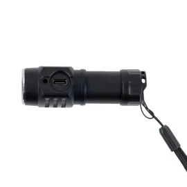 GloboStar® 79076 φορητός φακός χειρός επαναφορτιζόμενος LED Luminus SST20 10W 500lm 30° μοιρών με 1 x 16340 μπαταρία 800mAh USB 2.0 3 Modes αδιάβροχο IP54 ψυχρό λευκό 6000K GloboStar® 79076 φορητός φακός χειρός επαναφορτιζόμενος LED Luminus SST20 10W 500lm 30° μοιρών με 1 x 16340 μπαταρία 800mAh USB 2.0 3 Modes αδιάβροχο IP54 ψυχρό λευκό 6000K