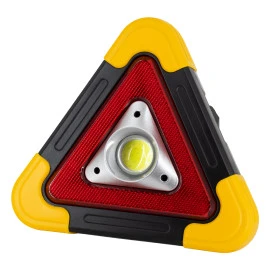 GloboStar® 79080 Φορητό Επαναφορτιζόμενο Τρίγωνο Ασφαλείας Ψυχρό Λευκό 6000K GloboStar® 79080 Φορητό Επαναφορτιζόμενο Τρίγωνο Ασφαλείας Ψυχρό Λευκό 6000K