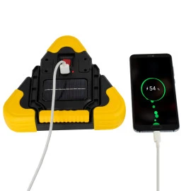 GloboStar® 79080 Φορητό Επαναφορτιζόμενο Τρίγωνο Ασφαλείας Ψυχρό Λευκό 6000K GloboStar® 79080 Φορητό Επαναφορτιζόμενο Τρίγωνο Ασφαλείας Ψυχρό Λευκό 6000K