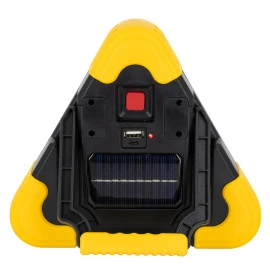 GloboStar® 79080 Φορητό Επαναφορτιζόμενο Τρίγωνο Ασφαλείας Ψυχρό Λευκό 6000K GloboStar® 79080 Φορητό Επαναφορτιζόμενο Τρίγωνο Ασφαλείας Ψυχρό Λευκό 6000K
