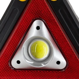 GloboStar® 79080 Φορητό Επαναφορτιζόμενο Τρίγωνο Ασφαλείας Ψυχρό Λευκό 6000K GloboStar® 79080 Φορητό Επαναφορτιζόμενο Τρίγωνο Ασφαλείας Ψυχρό Λευκό 6000K