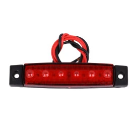 GloboStar® 79901 Πλευρικά φώτα όγκου φορτηγών LED 6 SMD 2835 DC 10-30V πλαστικό PVC αδιάβροχο IP66 κόκκινο GloboStar® 79901 Πλευρικά φώτα όγκου φορτηγών LED 6 SMD 2835 DC 10-30V πλαστικό PVC αδιάβροχο IP66 κόκκινο
