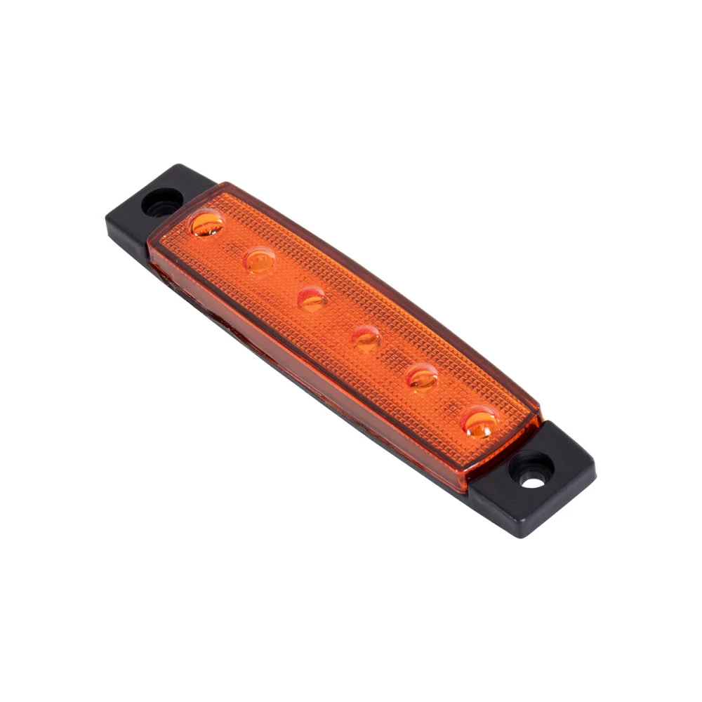 GloboStar® 79904 Πλευρικά Φώτα Όγκου Φορτηγών LED 6xSMD2835 DC 10-30V 1.5W 100lm IP66 Πορτοκαλί - Μ9.5 x W2 x H1.1cm GloboStar® 79904 Πλευρικά Φώτα Όγκου Φορτηγών LED 6xSMD2835 DC 10-30V 1.5W 100lm IP66 Πορτοκαλί - Μ9.5 x W2 x H1.1cm
