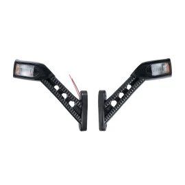 GloboStar® 79924 Ζευγάρι Πλευρικά Φώτα Όγκου Φορτηγών LED 6xSMD2835 DC24V 3W 200lm IP66 Πορτοκαλί & 6000K & Κόκκινο - Μ6.5 x W3 x H1.8cm GloboStar® 79924 Ζευγάρι Πλευρικά Φώτα Όγκου Φορτηγών LED 6xSMD2835 DC24V 3W 200lm IP66 Πορτοκαλί & 6000K & Κόκκινο - Μ6.5 x W3 x H1.8cm