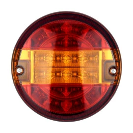 GloboStar® 79927 Πίσω φανάρι φορτηγού 20 LED DC 24V στρογγυλό Universal αδιάβροχο IP66 κόκκινο - πορτοκαλί GloboStar® 79927 Πίσω φανάρι φορτηγού 20 LED DC 24V στρογγυλό Universal αδιάβροχο IP66 κόκκινο - πορτοκαλί
