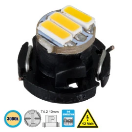 GloboStar® 81009 Λάμπα Αυτοκινήτου T4.2 3rd Gen Can-Bus LED 3 SMD 4014 0.6W 120lm 120° DC 12V IP20 Θερμό Λευκό 3000K GloboStar® 81009 Λάμπα Αυτοκινήτου T4.2 3rd Gen Can-Bus LED 3 SMD 4014 0.6W 120lm 120° DC 12V IP20 Θερμό Λευκό 3000K
