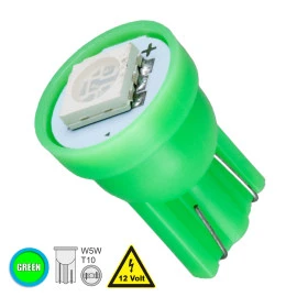GloboStar® 81046 Λάμπα Αυτοκινήτου T10 W5W LED 1 SMD 5050 0.8W 96lm 120° DC 12V IP20 Πράσινο GloboStar® 81046 Λάμπα Αυτοκινήτου T10 W5W LED 1 SMD 5050 0.8W 96lm 120° DC 12V IP20 Πράσινο