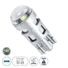 GloboStar® 81101 Λάμπα Αυτοκινήτου LED T10 W5W 3rd Generation Can-Bus Extreme Series 1xCREE-XPE 5W 350lm 120° DC 12-16V IP20 Φ1 x Υ2.5cm Ψυχρό Λευκό 6000K GloboStar® 81101 Λάμπα Αυτοκινήτου LED T10 W5W 3rd Generation Can-Bus Extreme Series 1xCREE-XPE 5W 350lm 120° DC 12-16V IP20 Φ1 x Υ2.5cm Ψυχρό Λευκό 6000K