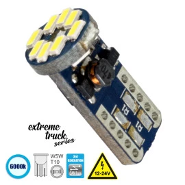 GloboStar® 81104 Λάμπα Αυτοκίνητου T10 W5W 3rd Gen CanBus Extreme Truck Series LED 12 SMD 3014 3.2W 480lm 360° DC 12-24V IP20 6000K GloboStar® 81104 Λάμπα Αυτοκίνητου T10 W5W 3rd Gen CanBus Extreme Truck Series LED 12 SMD 3014 3.2W 480lm 360° DC 12-24V IP20 6000K
