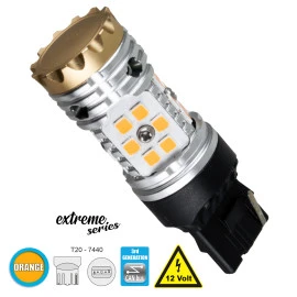GloboStar® 81150 T20 7440 W21W 3rd Gen CanBus Extreme Series LED 30 SMD 3030 24W 2880lm 360° DC 12V IP20 Πορτοκαλί GloboStar® 81150 T20 7440 W21W 3rd Gen CanBus Extreme Series LED 30 SMD 3030 24W 2880lm 360° DC 12V IP20 Πορτοκαλί