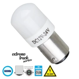 GloboStar® 81268 BAY15D 1157 P21/5W 3rd Gen CanBus Extreme Truck Series LED 6 SMD 3030 3W 450lm 360° DC 12-24V IP20 6000K GloboStar® 81268 BAY15D 1157 P21/5W 3rd Gen CanBus Extreme Truck Series LED 6 SMD 3030 3W 450lm 360° DC 12-24V IP20 6000K