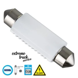 GloboStar® 81335 Λάμπα Αυτοκινήτου & Φορτηγού 42mm FESTOON - C5W 3rd Generation Can-Bus Extreme Truck Series LED 2 SMD 3030 3W 450lm 120° DC 12-24V IP20 Ψυχρό Λευκό 6000K GloboStar® 81335 Λάμπα Αυτοκινήτου & Φορτηγού 42mm FESTOON - C5W 3rd Generation Can-Bus Extreme Truck Series LED 2 SMD 3030 3W 450lm 120° DC 12-24V IP20 Ψυχρό Λευκό 6000K