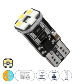GloboStar® 81466 Λάμπα Αυτοκινήτου LED 3 Stage Color Change by Switch On/Off T10 W5W 2rd Generation Can-Bus Series 10xSMD3535 1.3W 156lm 360° DC 10-48V IP20 Μ1 x Π1 x Υ2.5cm Θερμό Λευκό 3000K & Ice Blue GloboStar® 81466 Λάμπα Αυτοκινήτου LED 3 Stage Color Change by Switch On/Off T10 W5W 2rd Generation Can-Bus Series 10xSMD3535 1.3W 156lm 360° DC 10-48V IP20 Μ1 x Π1 x Υ2.5cm Θερμό Λευκό 3000K & Ice Blue