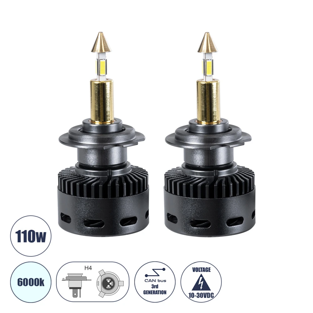 GloboStar® 81505 H7 X10 360° Line KIT Βασικού Φωτισμού Αυτοκινήτου & Φορτηγού 3nd Generation Can-Bus Series LED CREE CXB 110W 22000lm DC 10-30V Αδιάβροχο IP66 Ψυχρό Λευκό 6000K GloboStar® 81505 H7 X10 360° Line KIT Βασικού Φωτισμού Αυτοκινήτου & Φορτηγού 3nd Generation Can-Bus Series LED CREE CXB 110W 22000lm DC 10-30V Αδιάβροχο IP66 Ψυχρό Λευκό 6000K
