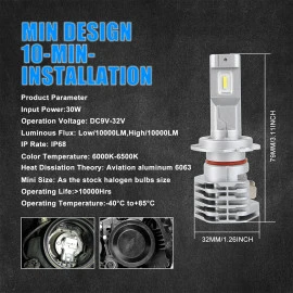 GloboStar H7 M4 Line KIT Βασικού Φωτισμού Auto & Moto 3rd Gen Can-Bus Extreme Series LED CREE CXB COB 60W 6400lm DC 9-32V Αδιάβροχο IP68 Ψυχρό Λευκό 6000K GloboStar H7 M4 Line KIT Βασικού Φωτισμού Auto & Moto 3rd Gen Can-Bus Extreme Series LED CREE CXB COB 60W 6400lm DC 9-32V Αδιάβροχο IP68 Ψυχρό Λευκό 6000K