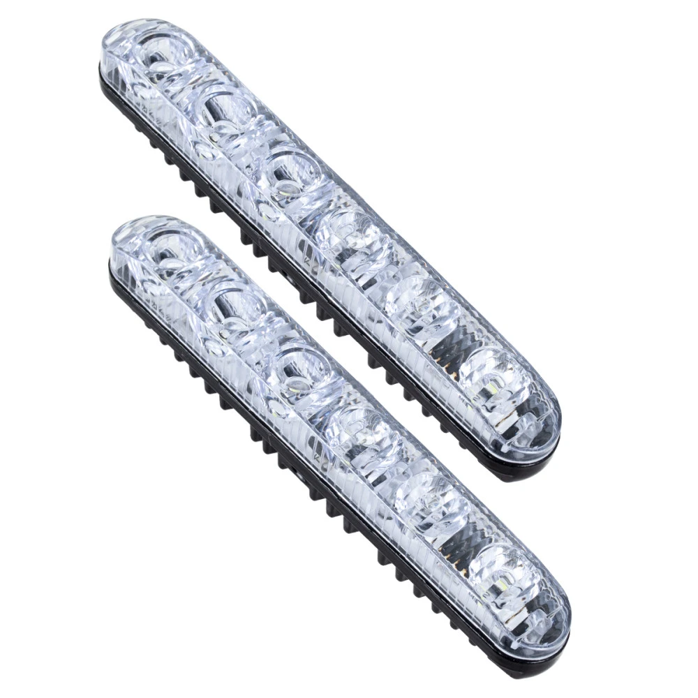 GloboStar® 81723 Σετ 2 Μπάρες DRL LED CREE 8W 1200lm 120° DC 12V Αδιάβροχες IP65 Ψυχρό Λευκό 6000K GloboStar® 81723 Σετ 2 Μπάρες DRL LED CREE 8W 1200lm 120° DC 12V Αδιάβροχες IP65 Ψυχρό Λευκό 6000K
