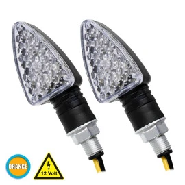 GloboStar® 81751 ΣΕΤ 2 x Φλάς Μοτοσυκλέτας Universal Triangle LED Diode 5W DC 12V Πορτοκαλί Αδιάβροχα IP65 GloboStar® 81751 ΣΕΤ 2 x Φλάς Μοτοσυκλέτας Universal Triangle LED Diode 5W DC 12V Πορτοκαλί Αδιάβροχα IP65