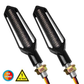 GloboStar 81756 ΣΕΤ Φλας Moto Universal Knife LED SMD 5050 5W DC 12V 2 Λειτουργιών Κόκκινο Πορείας-Stop & Τρεχούμενο Πορτοκαλί Φλας Αδιάβροχα IP65 GloboStar 81756 ΣΕΤ Φλας Moto Universal Knife LED SMD 5050 5W DC 12V 2 Λειτουργιών Κόκκινο Πορείας-Stop & Τρεχούμενο Πορτοκαλί Φλας Αδιάβροχα IP65